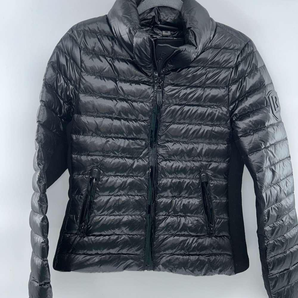 RUDSAK Semi-Gloss Puffer Coat Jacket Black Down Insulate Lightweight Outdoor P/S